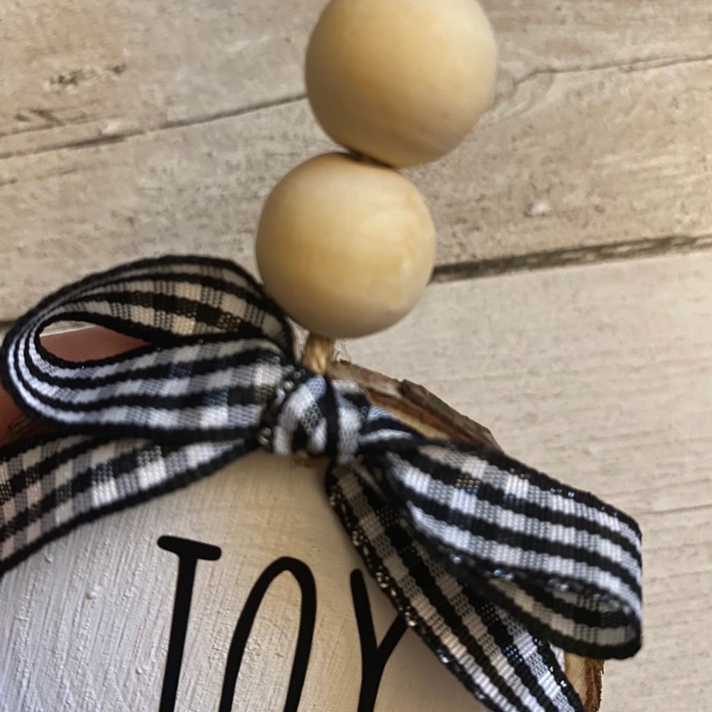Farmhouse Rae Dunn inspired Ornaments - Picture 3 of 4